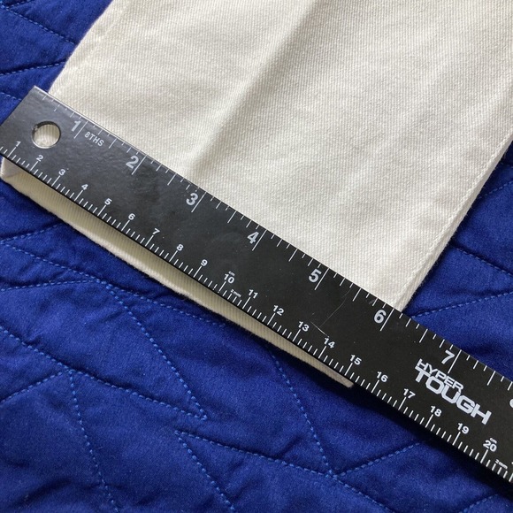 Vintage No! Jeans White High Rise Tappered Button Fly Jeans Size 25x28 80s Moped - Picture 10 of 12